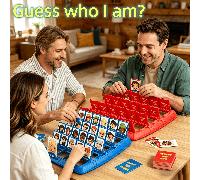 Gioco di logica interattivo "Chi? Battaglia logica" - 96 carte, gioco di festa per adulti e amici, divertimento deduttivo definitivo come regalo per Natale, Ognissanti e compleanni ABS