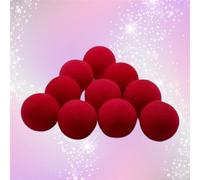 Gioco di MAGIA 10 Palline Rosse Soft per Trucco Illusionismo Giochi di prestigio