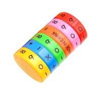 Gioco di manipolazione matematica - Gioco di moltiplicazione dei numeri dei cilindri | Giocattolo per lo sviluppo del cervello 'intelligenza | Giocattolo didattico Cubo Twist per l'educazione prec