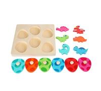 Gioco di mappatura dei dinosauri | per uova da assemblare - Giocattoli per abbinare i colori, per bambini, ragazze, scuola, casa, sala giochi e asilo