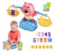 Gioco di matematica 'equilibrio 'orso, giocattolo in 'orso - Gioco di matematica sull'equilibrio ' divertente cartone animato con 12 anatre | Giocattolo educativo per contare i numeri per la scuol