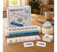 Gioco di Matematica in Legno Blocchi Numerici Battaglia Numerica Colori Vivaci