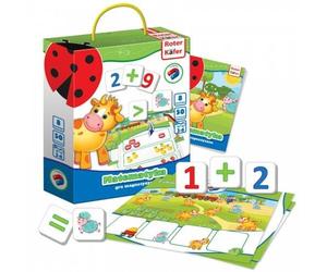 Gioco di matematica magnetico per bambini - Carte e puzzle con tema la rosa dei