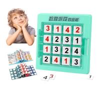 Gioco di matematica per bambini, gioco di puzzle numerico | da viaggio portatile | Novità cognitive Apprendimento Gioco divertente educativo desktop creativo per bambini di tutte le età
