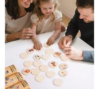 Gioco di memoria a carte abbinate per bambini, gioco di carte per sviluppo intellettivo, gioco di carte da tavolo per allenare il pensiero logico Soldi per i trasporti,Modello di dinosauro,stile anima