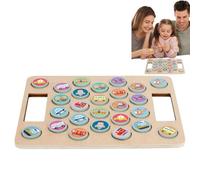 Gioco di memoria assortito per tutti-piccoli: gioco da tavolo educativo con motivi colorati | giocattolo interattivo per lo sviluppo cognitivo e il pensiero logico, ideale per 3 anni in più