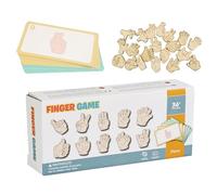 Gioco Di Memoria - Attività Gestuali con Le Mani per Età Prescolare | Giochi Di Riflessione,per Ragazze Ragazzi Casa Materna Compleanno Festa in Famiglia
