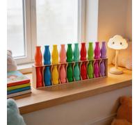 Gioco di Memoria con Birilli Colorati Sviluppa il Pensiero Logico per Bambini