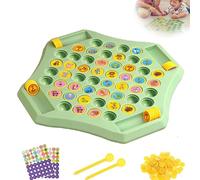 Gioco Di Memoria Divertente Flip Chess, Gioco Di Memoria Degli Scacchi Su Un Tabellone Di Carte per 4 Giocatori(1pc-animals)