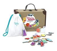 Gioco di Memoria nella Mia Valigetta Gioco Educativo per Bambini in Legno