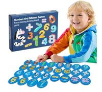 Gioco Di Memoria Per Bambini - Tavola Di Corrispondenza Della Memoria In Legno, Giocattolo Educativo A Tema Traffico Matematico, Attività Di Apprendimento Per Bambini, Puzzle In Legno Con Ricompensa I