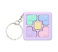 Gioco di memoria portatile, Giocattolo del cervello per bambini classico portatile alimentato a batteria leggero, Giocattoli portatili facili da usare con catena appesa per borse, chiavi, zaini