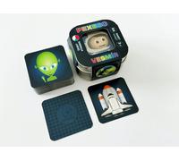 Gioco di memoria Spazio - 64 carte in scatola di latta