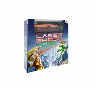 Laser Shoot, gioco di battaglia visione laser con 2 maschere interattive, 5 vite per giocatore, portata 8 metri, gioco attivo e divertente per 2 giocatori, +7 anni, Bizak (64170002)