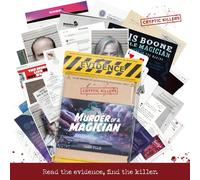 Gioco di Misteri Irrisolti "Cryptic Killers" - Indagine sui Cold Case Files - Risolvi il Crimine - Per Individui, Serate di Coppia e Gruppi di Festa - Di un Mago Valigetta del magoCarta tessile