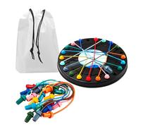 Gioco Di Nodi Cerebrali - 20x20 Cm Con La Corda Contorta Di Strategia Cerebrale Strategia Delle Corde Giocattolo | Giochi Colorati Di Smistamento Di Corridori Contorti Per Famiglie, Tavole Per L'istru