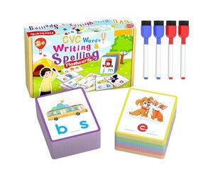 Gioco Di Ortografia - Carta Di Alta Qualità 13,5x8,3 Cm | Gioco Di Parole, Giochi Di Apprendimento Di Ortografia Per I 3-6 Anni | Per La Scuola materna