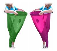 Gioco di pantaloni della nonna in giardino, con 4 palline e 2 cappelli, giochi per riunioni di famiglia all'aperto (B+C)