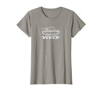 Gioco di Parole con carro Maglietta, Donna, Ardesia, 3XL