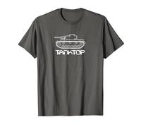 Gioco di Parole con carro Maglietta, Uomo, Asfalto, 6XL