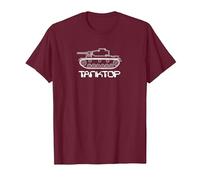 Gioco di Parole con carro Maglietta, Uomo, Bordeaux, XL