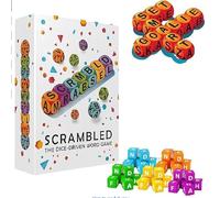 Gioco di Parole con Dadi Scombiciati per 1-5 Giocatori Allenamento Cerebrale con Dadi Spelling, Divertente Gioco da Tavolo per Famiglie, Party, Viaggi, Serate in Famiglia, Impara le Parole Felicemente