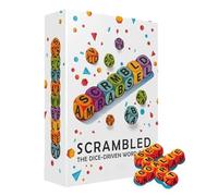 Gioco di parole con dadi strapazzati - Gioco di società per esercizi cerebrali da 1 a 5 giocatori, giochi di solitario di cruciverba, sfida di cruciverba con dadi di lettere di ortografia (1set)