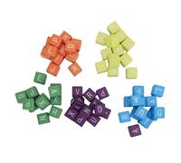 Gioco di Parole Dal Ritmo Veloce con Dadi, Gioco di Ortografia per la Costruzione del Vocabolario, 60 Dadi con Lettere in Plastica, per il Divertimento Dell'allenamento del