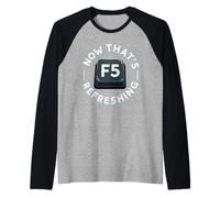 Gioco di parole della tastiera di aggiornamento divertente del computer Maglia con Maniche Raglan
