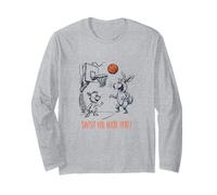 Gioco di Parole di Basket per Amici e Compagni di Squadra di Basket Maglia a Manica