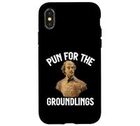 Gioco di parole per Groundlings Shakespeare the per uomini e donne Custodia per iPhone X/XS