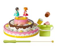 Gioco di per Bambini | Giocattoli Con Torta Musicale Rotante Elettrica Magnetica,Gioco con Canna da,per Prescolare Aula Istruzione Domestica Prima Età Viaggio Casa Patio