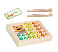 Gioco di per bambini - Giocattolo educativo in legno con lettere per pesci e ortografie - Gioco interattivo per genitori e figli 3 4 5 anni, apprendimento a casa o in età prescolare