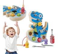 Gioco di per bambini, gioco di colorato con a vite e blocco, a forma di dinosauro, con cacciavite in legno, gioco educativo per e ragazze, per feste, apprendimento, presepe, asilo
