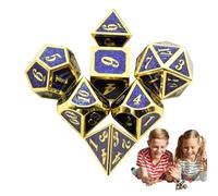 Gioco di per giochi da tavolo, per giochi di ruolo | Gioco da tavolo 7 gruppi di rotolanti in metallo | per da tavolo per riunioni di amici, serate di famiglia