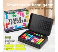 Gioco di perline magiche a piramide intelligente per bambini, giocattolo educativo per allenare il pensiero logico dei bambini, interazione genitore-figlio, gioco da tavolo, riunione familiare, giocat