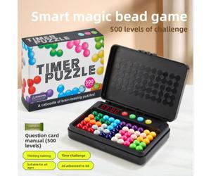 Gioco di perline magiche a piramide intelligente per bambini, giocattolo educativo per allenare il pensiero logico dei bambini, interazione genitore-figlio, gioco da tavolo, riunione familiare, giocat