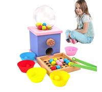 Gioco di perline per ordinare i colori,Giocattoli in pelle sicuri per l'educazione dei bambini - Bacheca in legno con perline gioco, bambini ragazzi amici famiglia Natale festa dei bambini compleanno