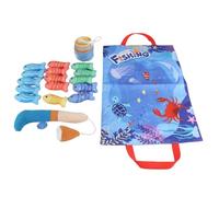 Gioco di pesca - Giocattolo di smistamento in tessuto interattivo per l'apprendimento sensoriale, design adatto per tazze, gioco da bagno educativo per età prescolare, tutto p