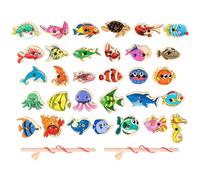 Gioco di pesca - Interazione genitore-figlio, Gioco di pesca Cattura sensoriale - Forniture per la casa, divertente motore fine per ragazzi per ragazzi asilo materno prescolare, coordinat