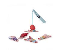 LILLIPUTIENS Gioco di Pesca per Il Bagno, Gioco da Bagno per Neonati, Giocattolo interattivo con Canna da Pesca Magnetica e Personaggi delle Fiabe, Sviluppa la motricità fine, dai 10 Mesi -83497