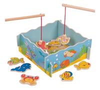 Gioco di pesca magnetico in legno - mare - BIGJIGS TOYS