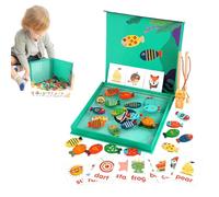 Gioco di pesca per, Giocattolo di pesca magnetico | Giochi di alfabeto per giocattoli per tutti,Giocattoli educativi Giochi di lettere, Gioco di pesca in legno, Giocattoli di abilità motorie, attività