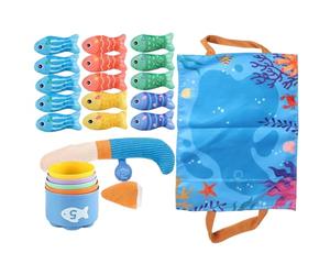 Gioco Di Pesca per - Gioco Di Pesca Ordinamento - Giocattolo Educativo Sensoriale Interattivo con Imbocco per Piscina Vasca Da Bagno Festa Attività Prescolari