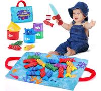 Gioco Di Pesca Per I Bambini - Canna Da Pesca Per Bambino, Giocattolo Pesce Galleggiante | Gioco Di Cattura Mare Colorato 38x, Set Engine Di Apprendimento Precoce, Gioco Di Piscina Sensoriale, Idea