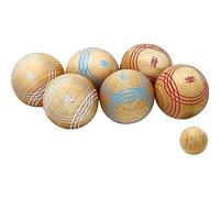 Gioco di Petanque Compet' Gioco all'Aperto per Bambini dai 4 Anni in Legno | Bocce e pallino inclusi | borsa da trasporto pratica | sviluppa precisione e coordinazione | idea regalo astuta per oggi