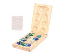 Gioco di Pietra Africana, Gioco di Pietra Africana Pieghevole, Divertente Educazione Intellettuale in Legno per la Vita Quotidiana (Piccolo)