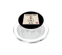 Gioco di pollo giapponese non guardare l'umorismo eccentrico del pollo PopSockets PopGrip per MagSafe