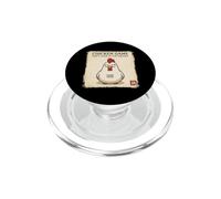 Gioco di pollo giapponese non guardare l'umorismo eccentrico del pollo PopSockets PopGrip per MagSafe