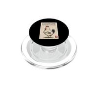 Gioco di pollo giapponese non guardare l'umorismo scherzo pollo PopSockets PopGrip per MagSafe